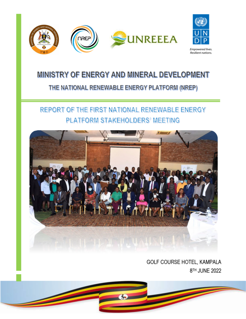 Report Of The First National Renewable Energy Platform Stakeholders' Meeting