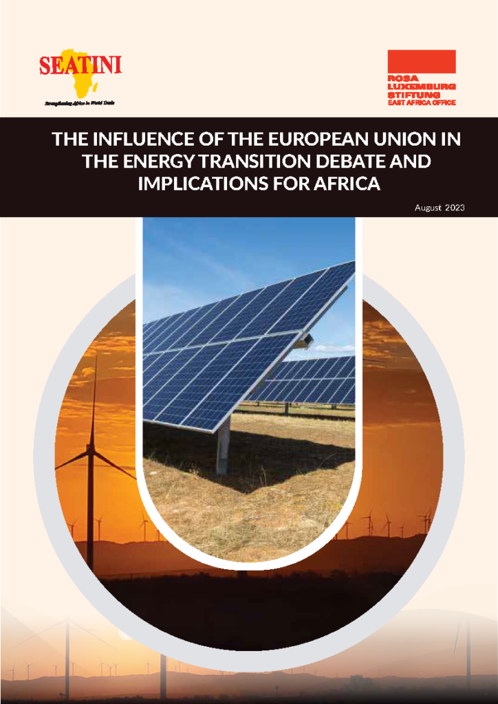 STUDY ON THE INFLUENCE OF THE EU IN THE ENERGY TRANSITION DEBATE AND ITS IMPLICATIONS