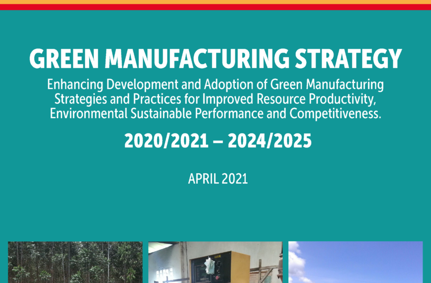 GREEN MANUFACTURING STRATEGY 2020 – 2025