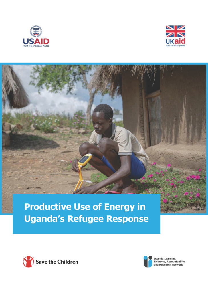 Productive Use of Energy in Uganda’s Refugee Response